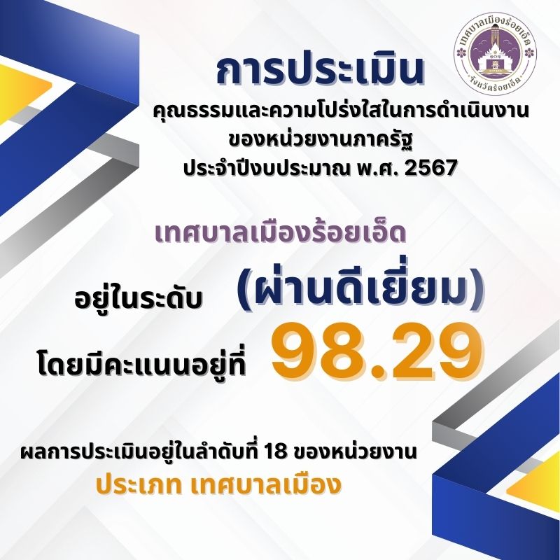 ประกาศเทศบาลเมืองร้อยเอ็ด